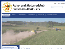 Tablet Screenshot of amc-giessen.de